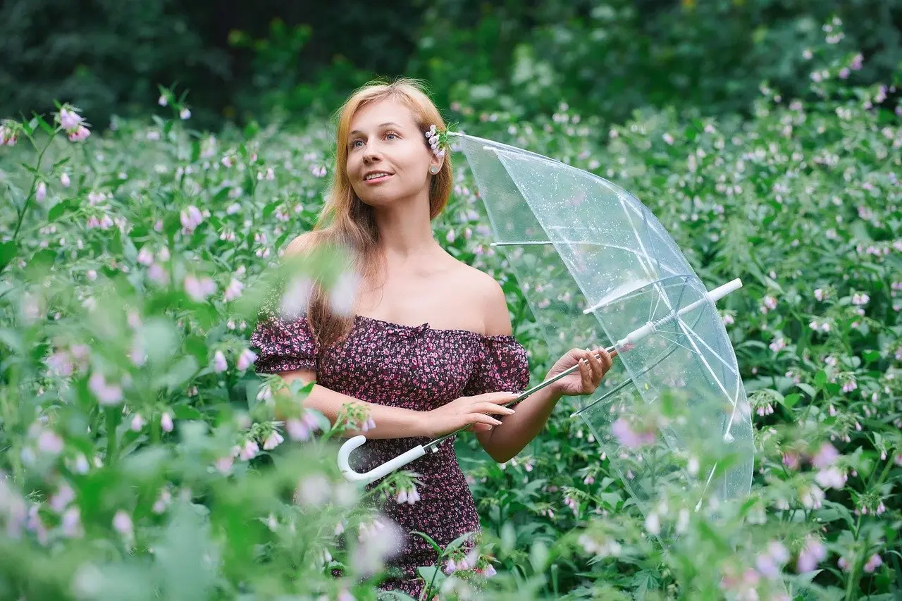 Hvordan er størrelsen og vægten på en typisk taskeparaply?